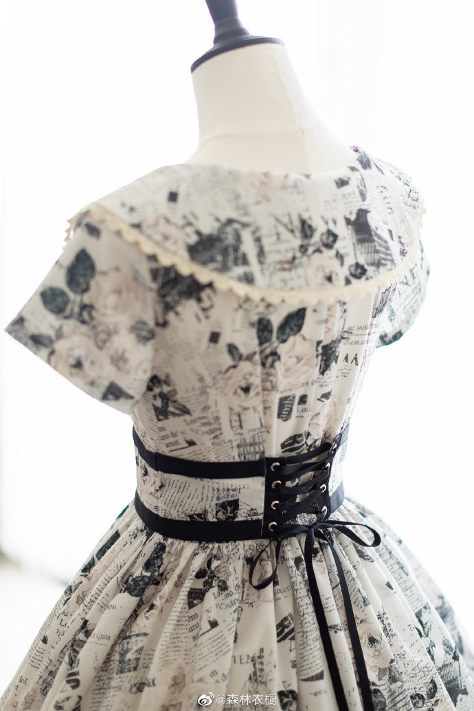 Forest Holidays Summer Dress with Headband, 5 Patterns [Type 1]