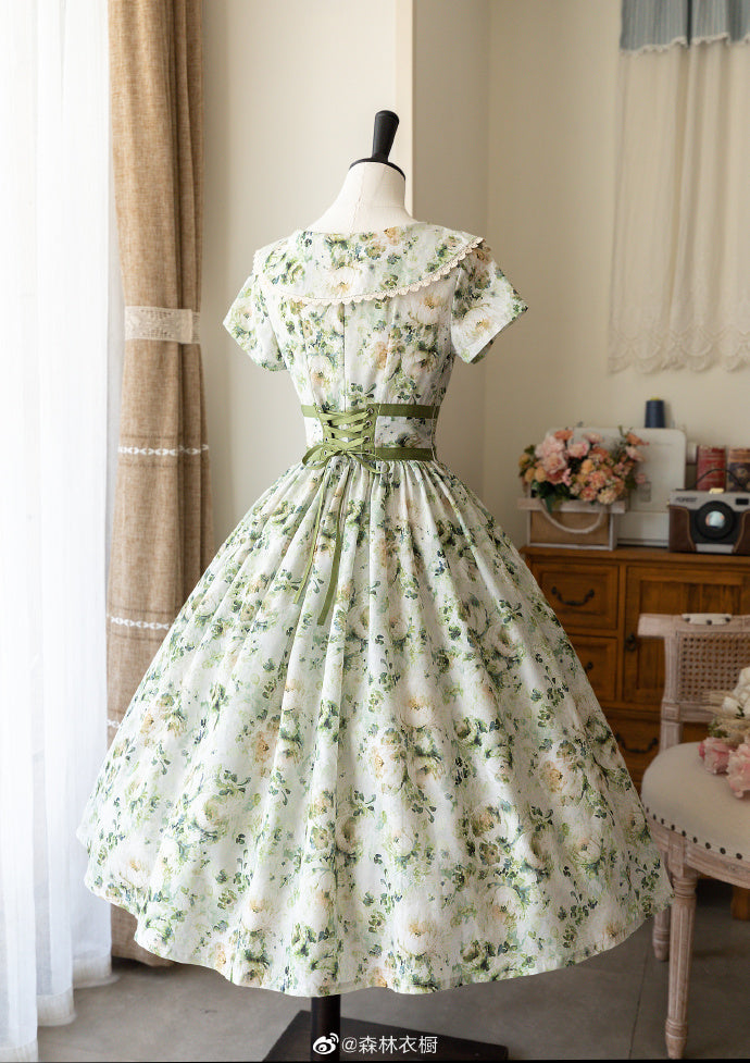 Forest Holidays Summer Dress with Headband, 5 Patterns [Type 1]