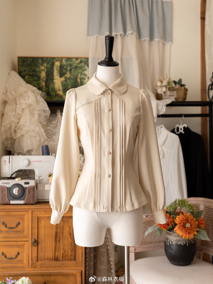 [Pre-order] Small Manor Classical Jabotai Blouse [Buy together for 20% off]
