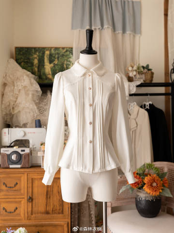 [Pre-order] Small Manor Classical Jabotai Blouse [Buy together for 20% off]
