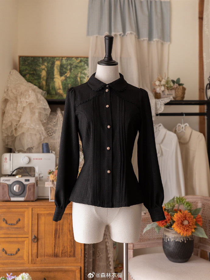 [Pre-order] Small Manor Classical Jabotai Blouse [Buy together for 20% off]