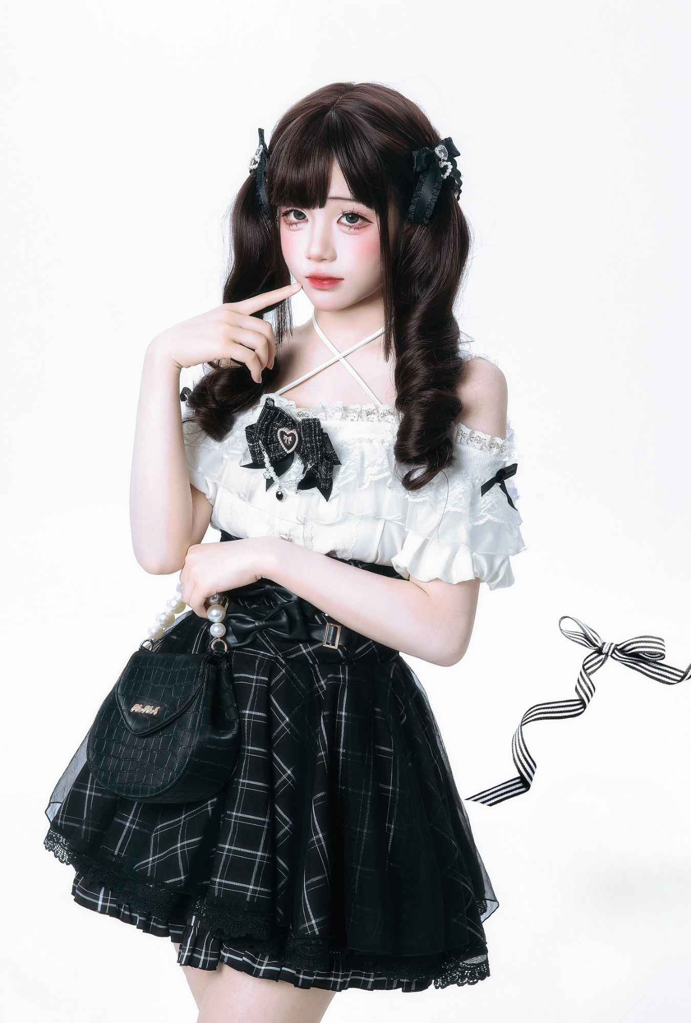 Black Heart サブカル地雷系ミニ丈セットアップ