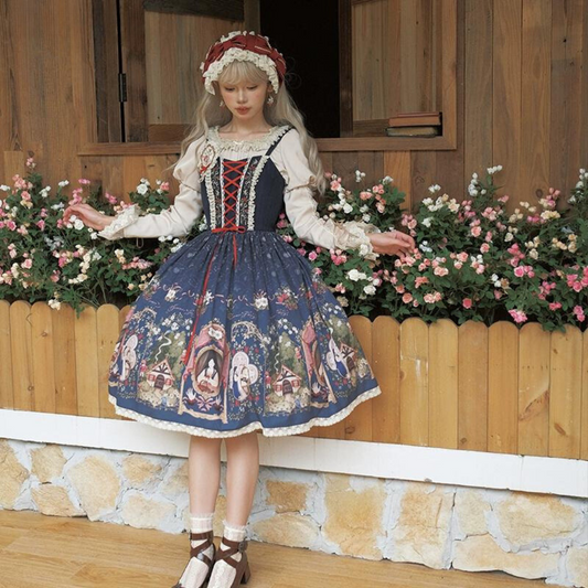 Rosy Cheeks Snow White Jumper Skirt
