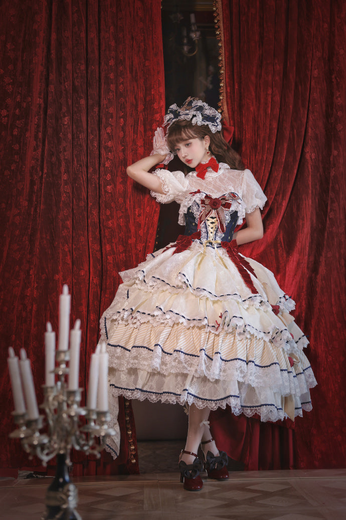 【再販・受注予約8/8まで】Dream Alice ラグジュアリーセットアップ／白雪姫／ロング丈