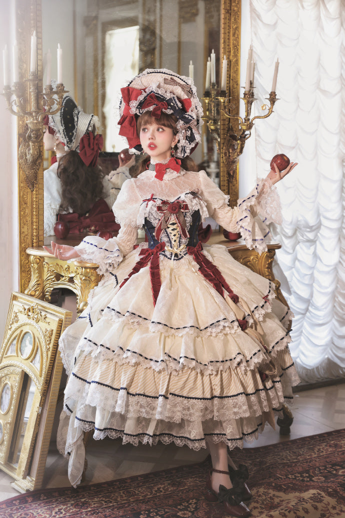 【再販・受注予約8/8まで】Dream Alice ラグジュアリーセットアップ／白雪姫／ロング丈