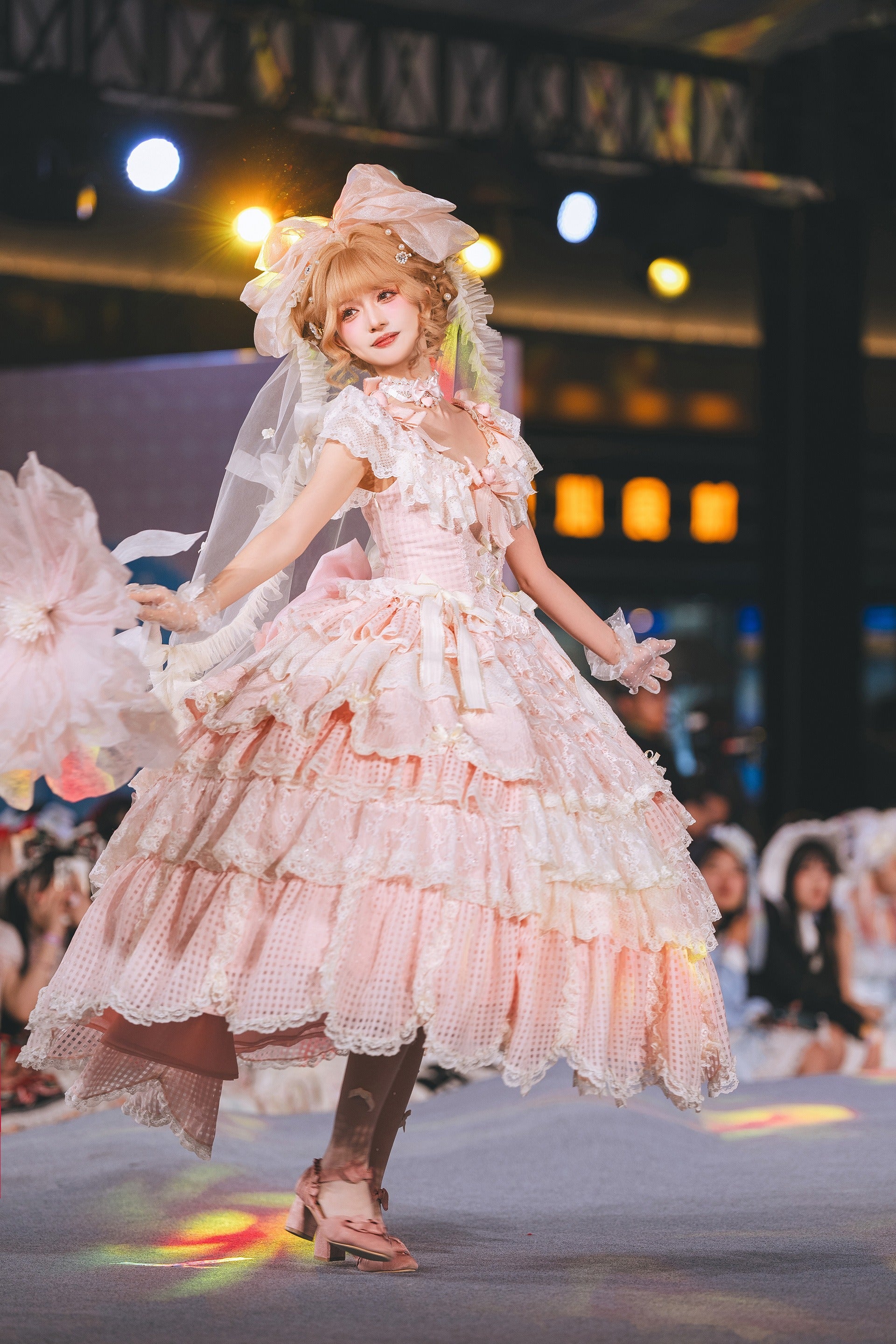 【受注予約7/8まで】Sugar Frost Princess ラグジュアリードレス・ピンク