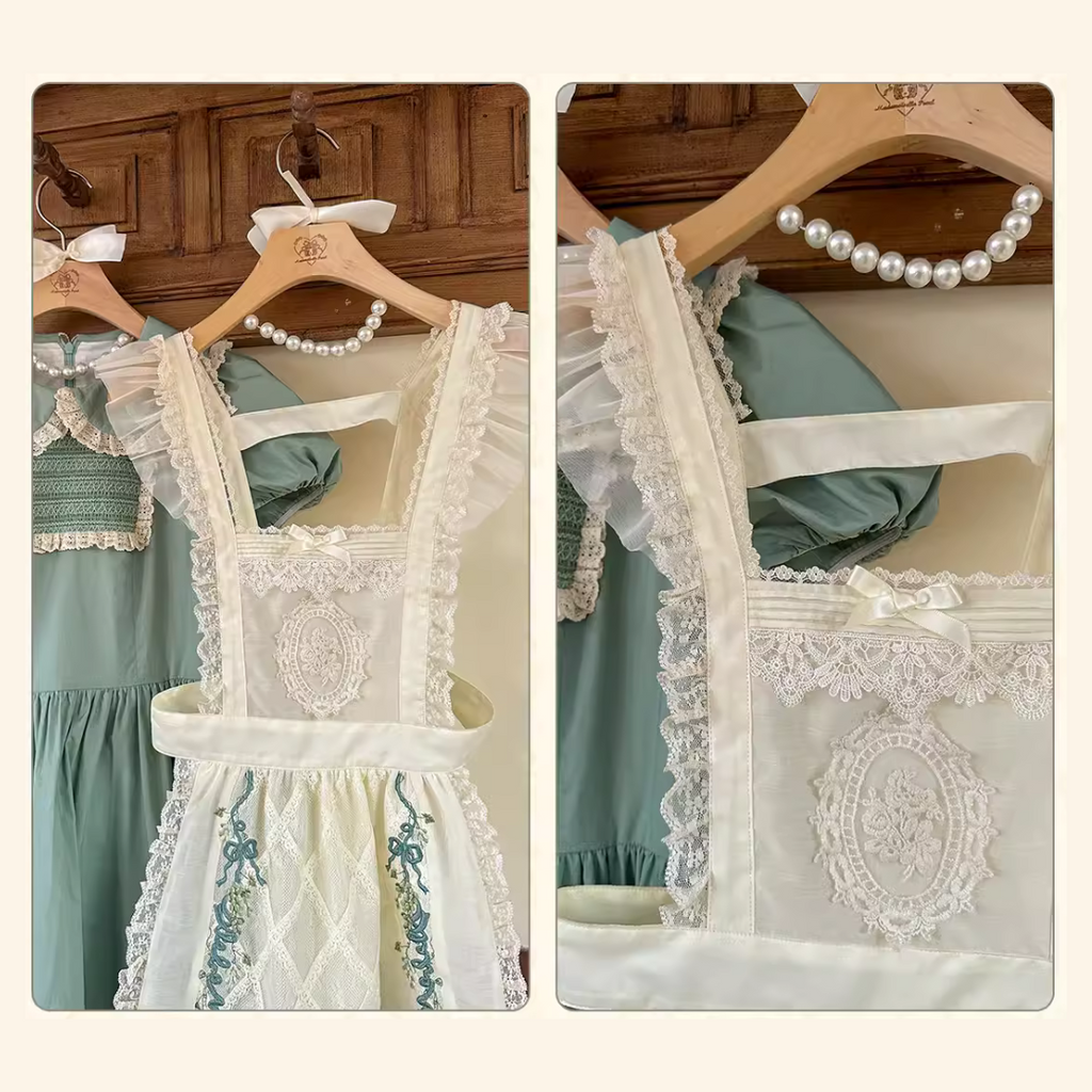 Honey Venus white grape sheer apron