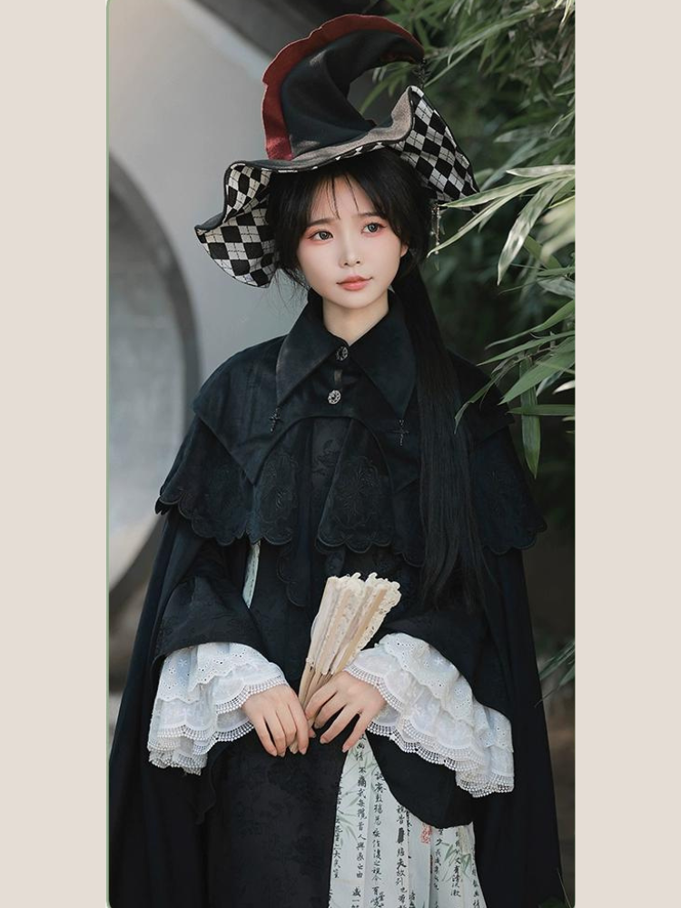 Thorns Cross 2way black cloak