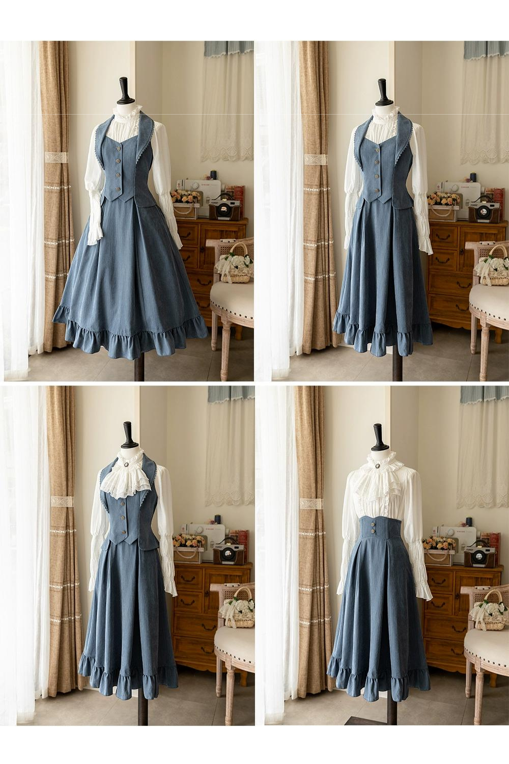 Misty Forest ジャボ付ブラウス【合わせ買いで20%オフ】
