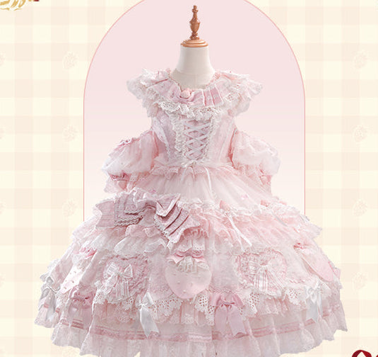 【受注予約11/18まで】Strawberry Cake Guide ラグジュアリードレス