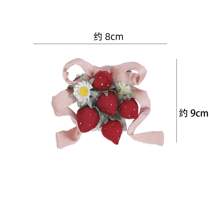 同時購入のみ【受注予約12/16まで】Strawberry Manor リボンタイ・ヘアアクセサリー他