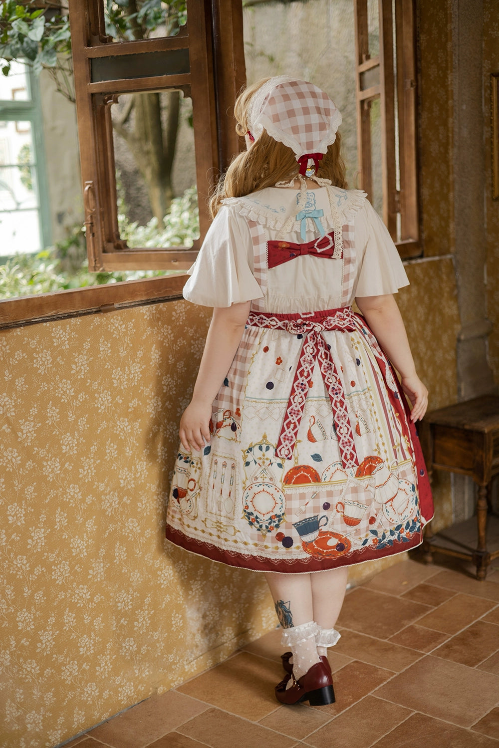 【予約販売】Picnic Tea Party 刺繍ブラウス
