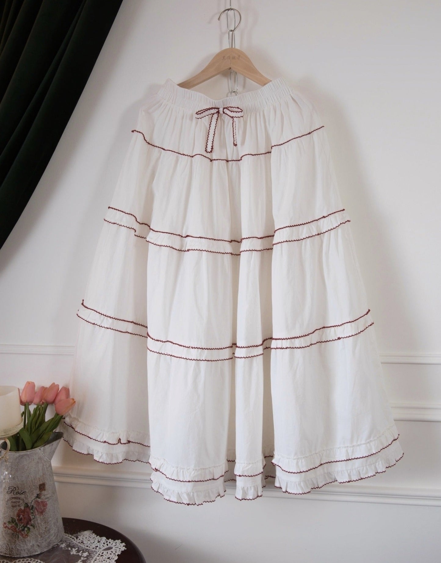 同時購入のみ【販売期間終了】Camellia Berry 付け襟・エプロン・インナースカート
