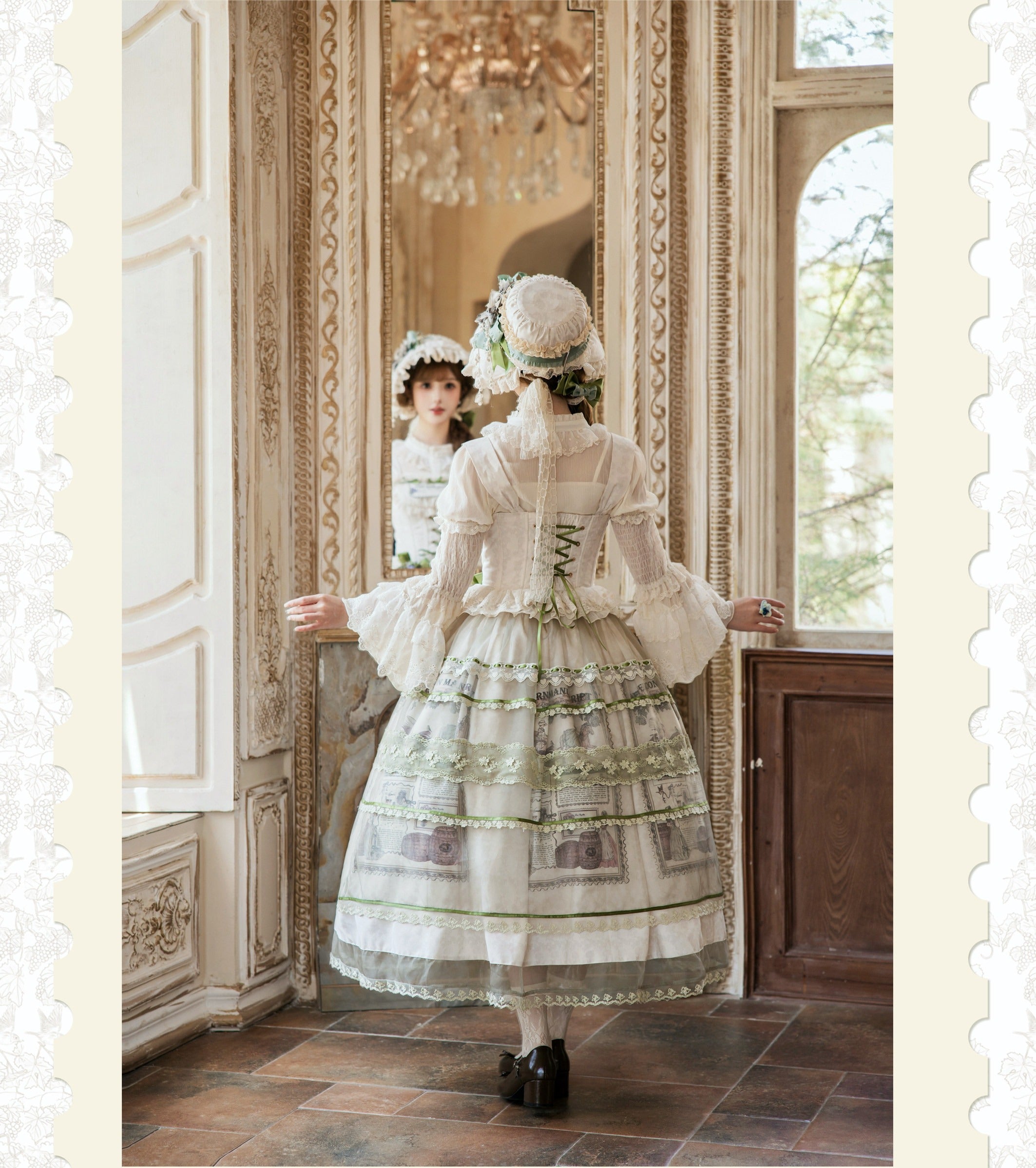 【受注予約6/29まで】Du'erfa Manor クラシカルスカート