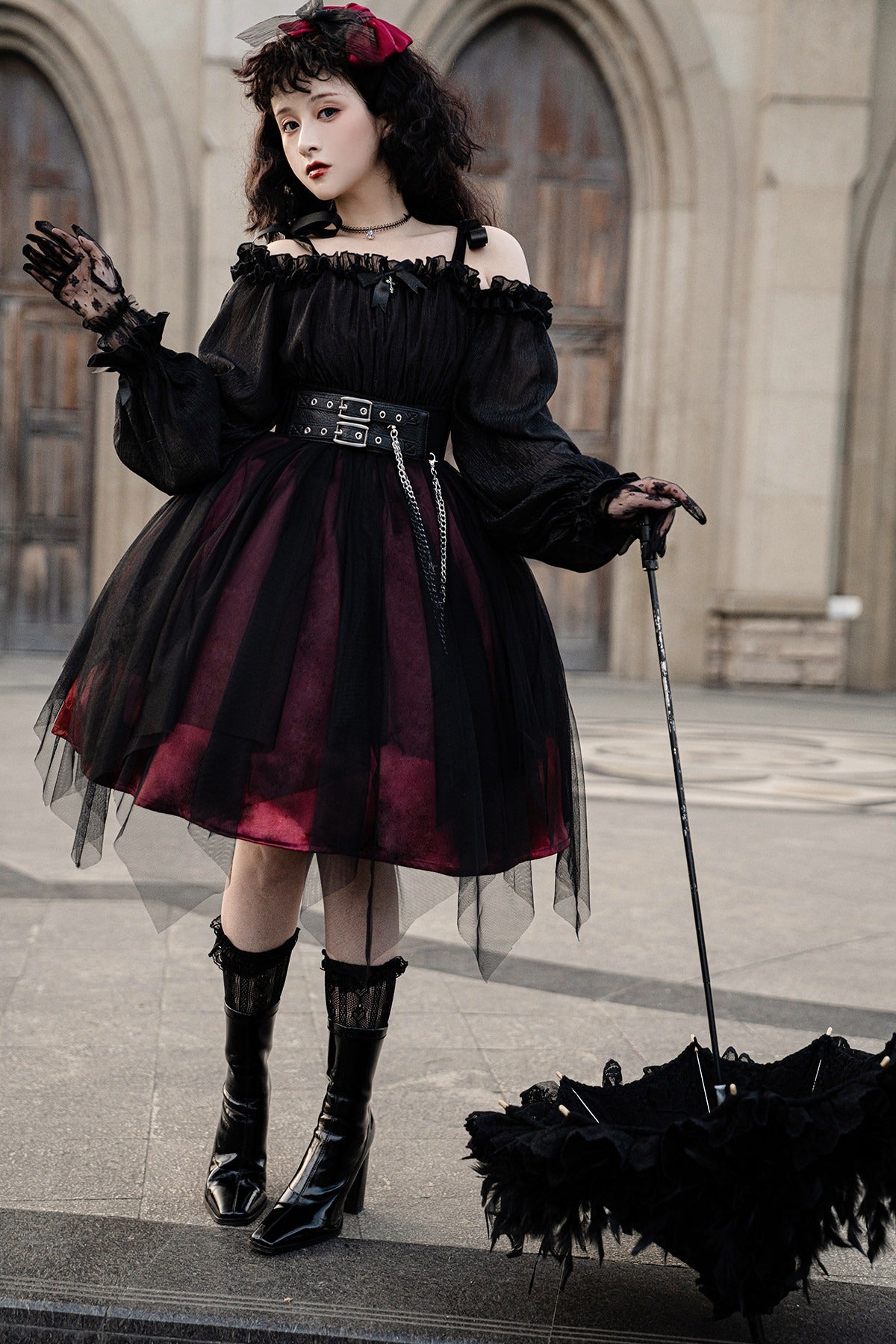 Tulle Layered Elegant Gothic Lolita Dress