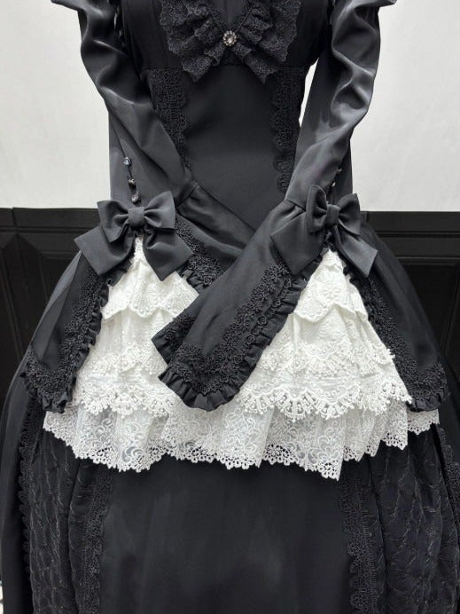 【受注予約11/4まで】Silver Mist 姫袖ゴシックワンピース