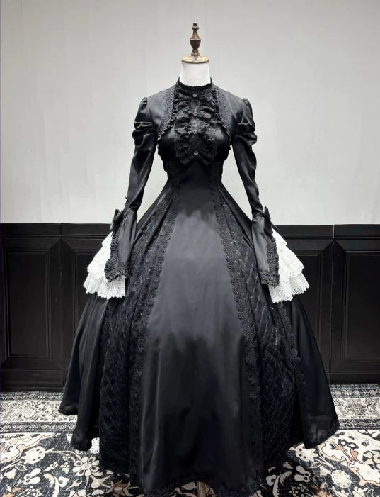 【受注予約11/4まで】Silver Mist 姫袖ゴシックワンピース