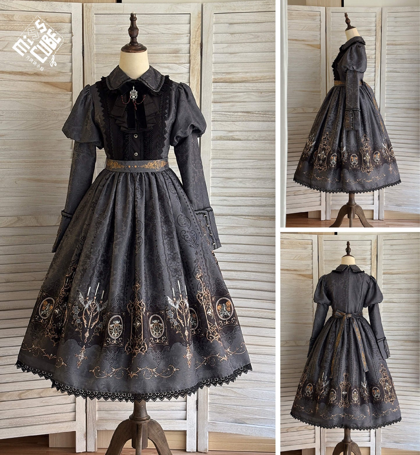 【受注予約1/18まで】Blood Night Lantern Master プリントワンピース・ジゴ袖タイプ