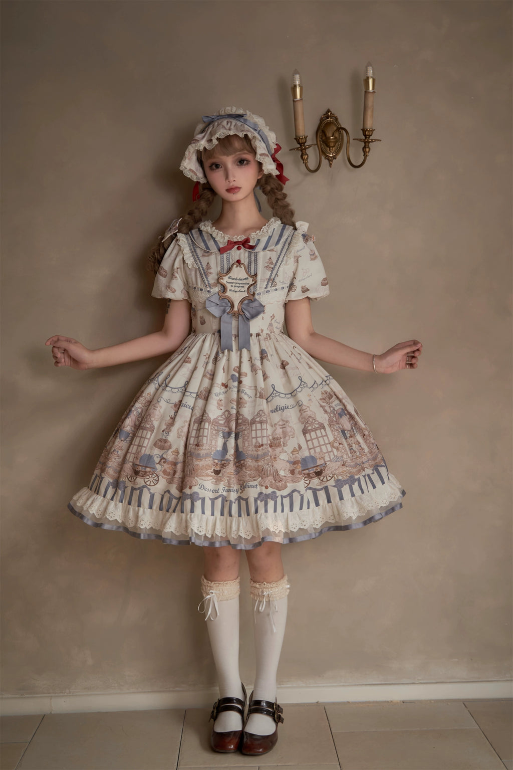 Antique Dessert Room 半袖ワンピース
