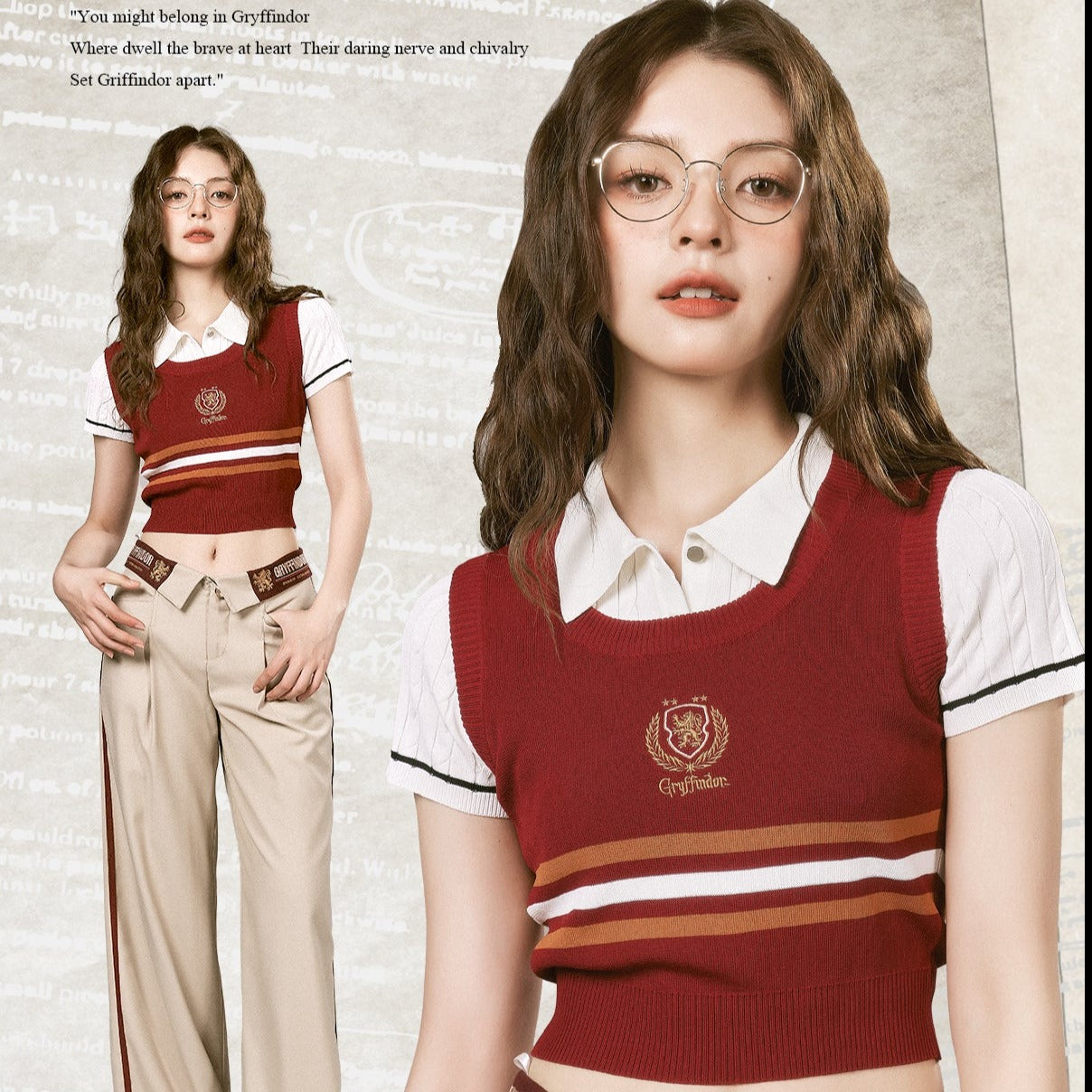 [Pre-order] Hogwarts School of Witchcraft and Wizardry Vest with short length line