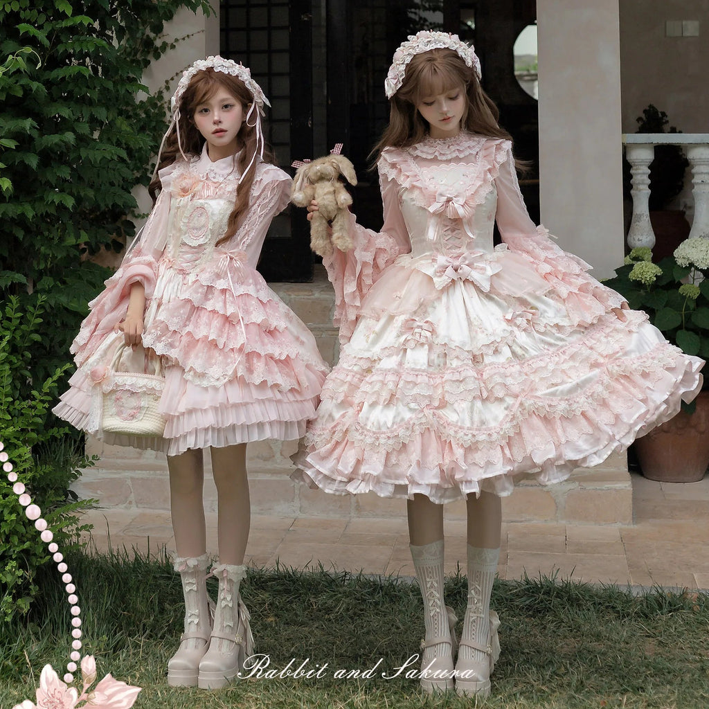 【受注予約8/5まで】Rabbit and Sakura ラグジュアリードレス