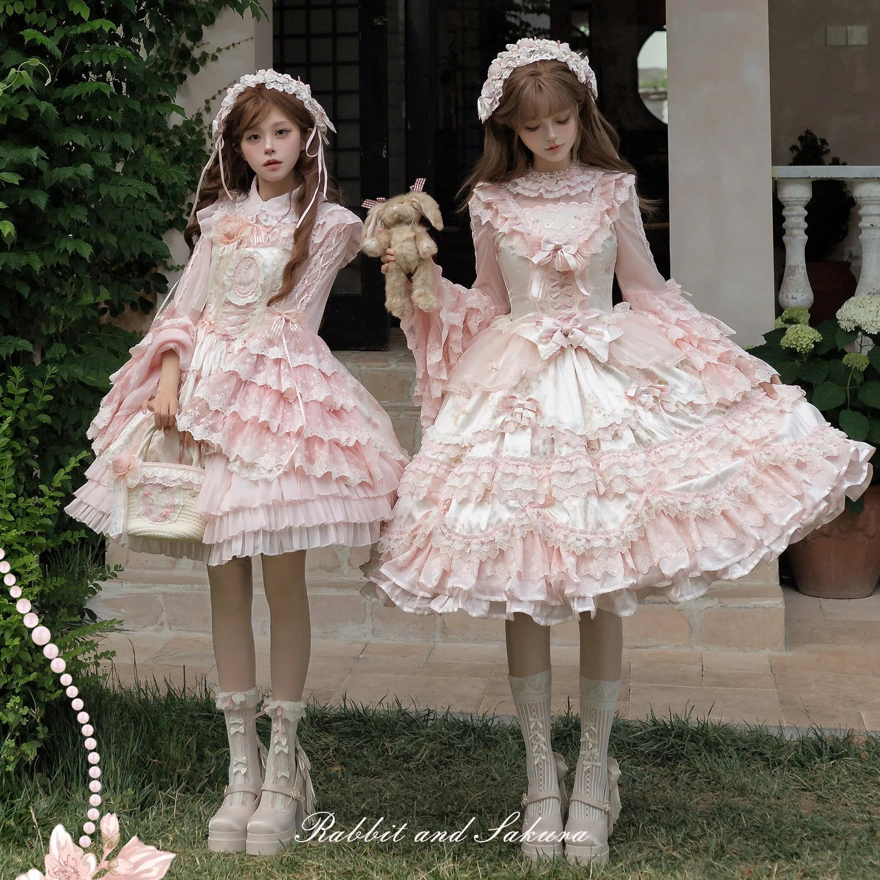 【受注予約8/5まで】Rabbit and Sakura ラグジュアリードレス