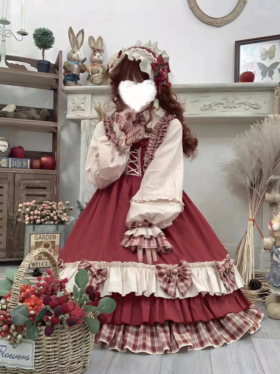 Berry Girl 赤ずきん風ワンピース フルセット