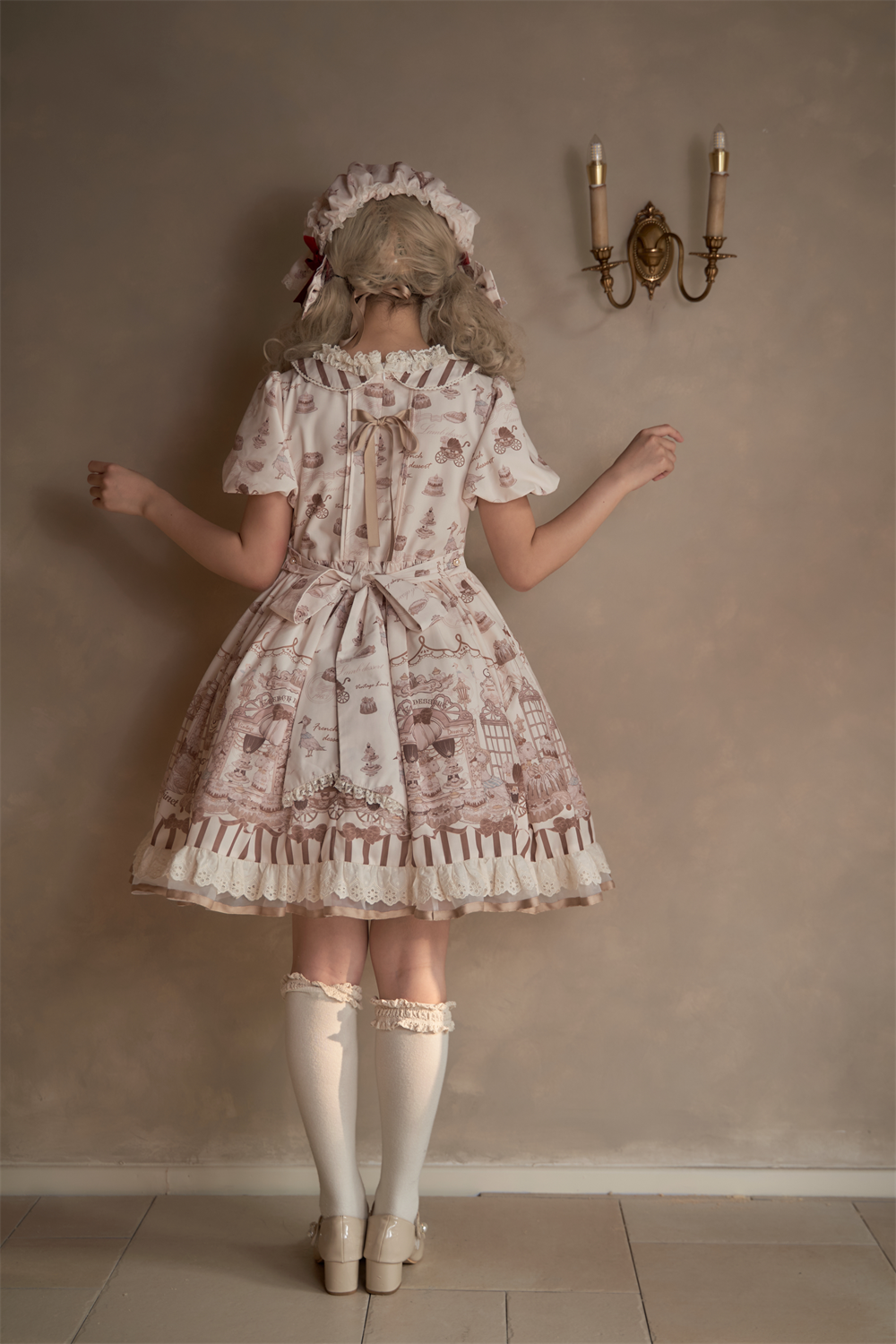 Antique Dessert Room 半袖ワンピース