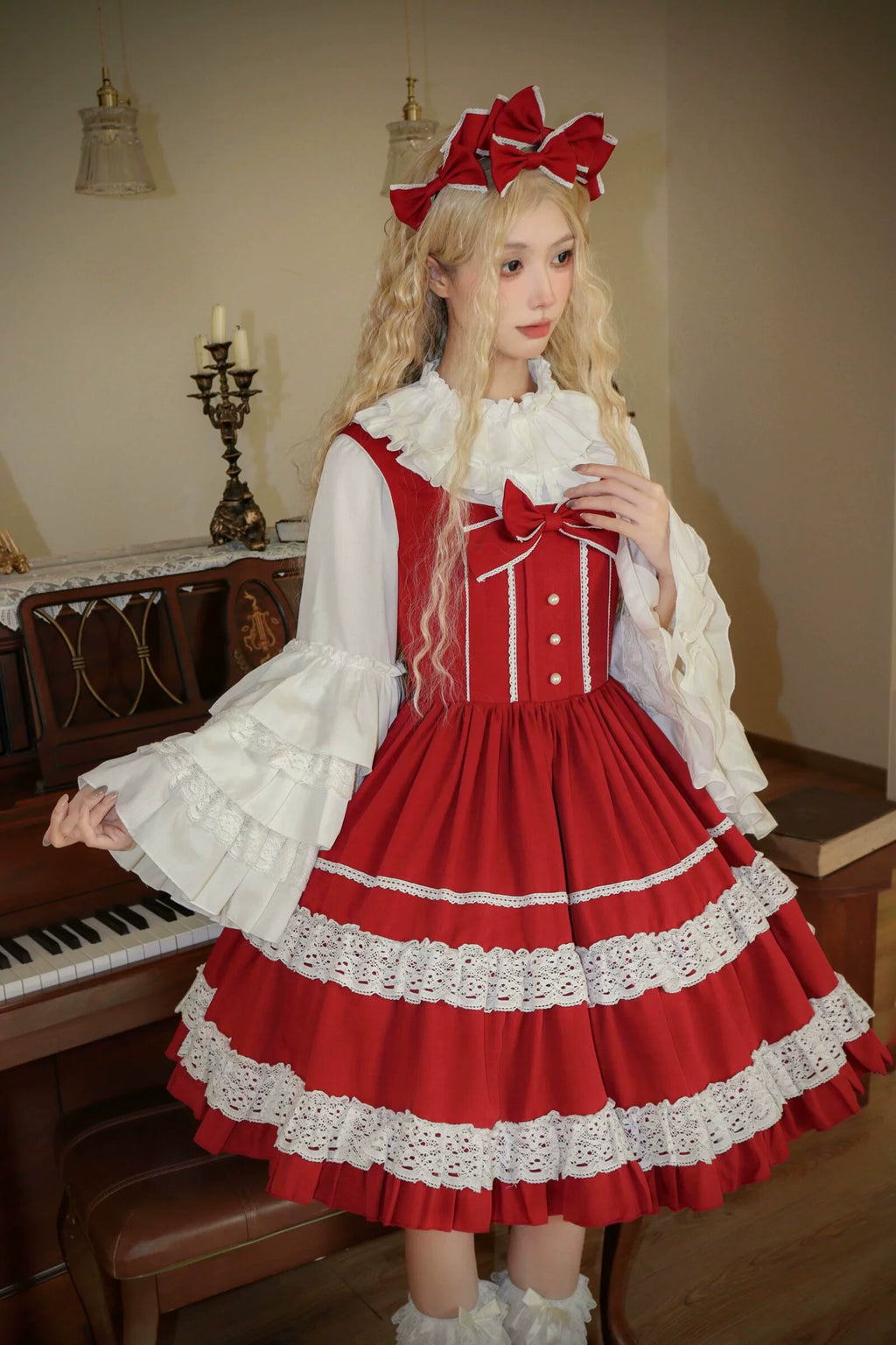 [Pre-orders until 12/12] Caramel Doll Princess Sleeve Blouse