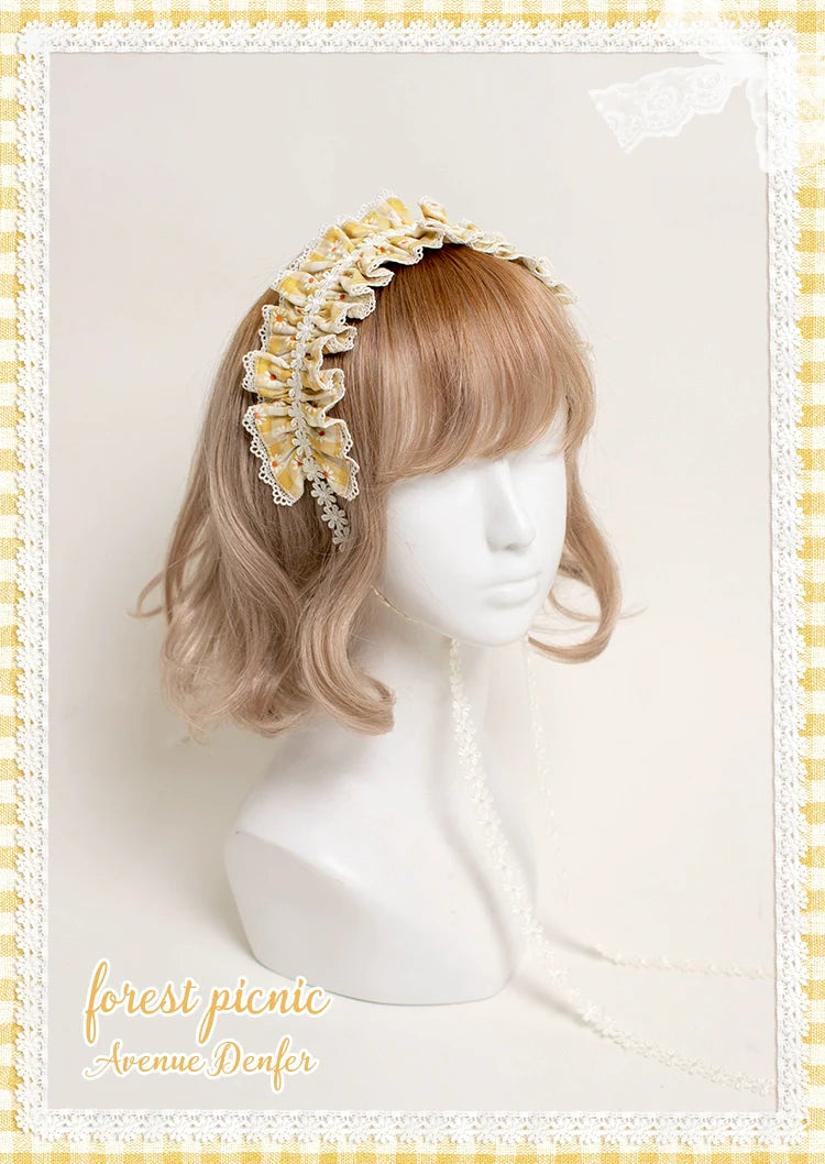 Day's eye ギンガムチェックのヘアアクセサリー