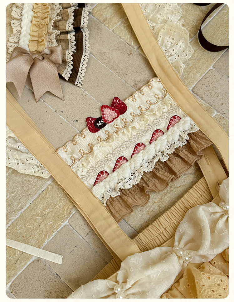 【受注予約1/26まで】Sweet Cup Cake サスペンダースカート