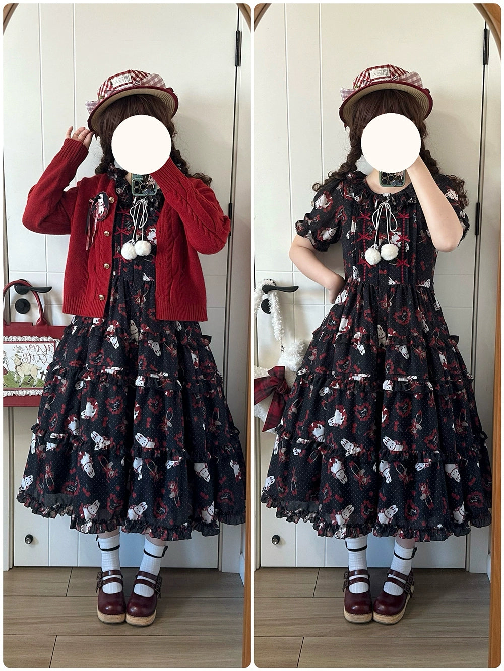 【予約販売】Sweet Berry Rabbit 半袖ワンピース