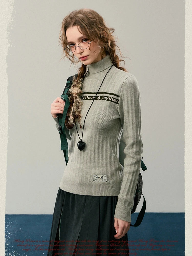 [Pre-order] Hogwarts School of Witchcraft and Wizardry Slim Turtleneck Knit