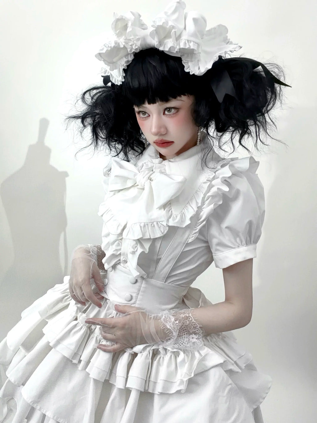 Doll's House フリル半袖ブラウス 全3色