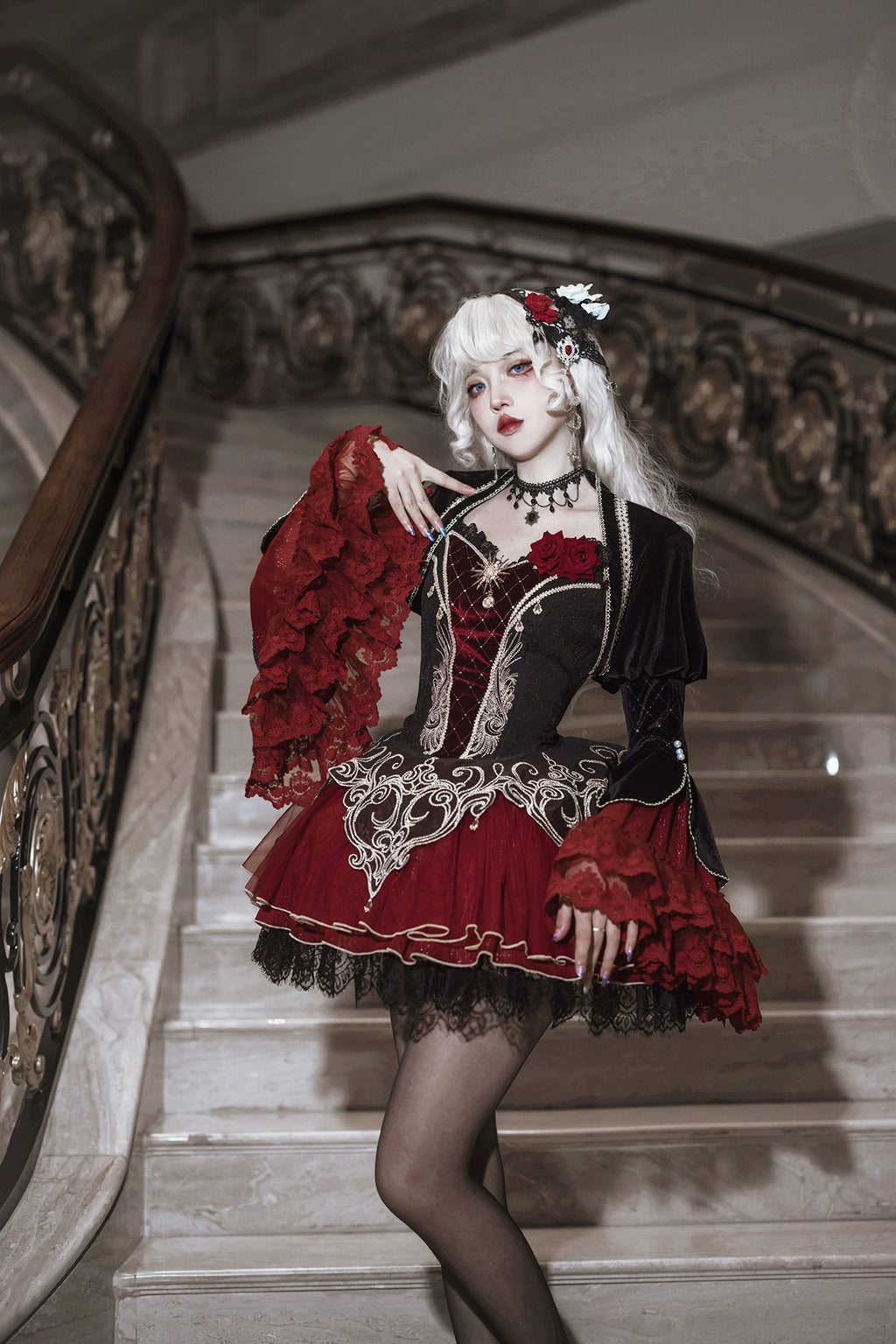 Bloodmoon ゴスロリジャンパースカートセット