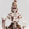 【再販・受注予約3/9まで】Star Crown ベルベットリボンのプリントワンピース