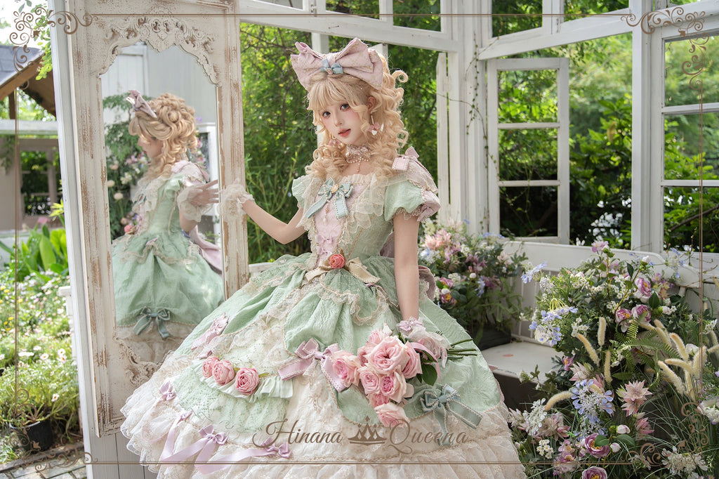 Mirror Snow White プリンセススイートドレス・パステルグリーン