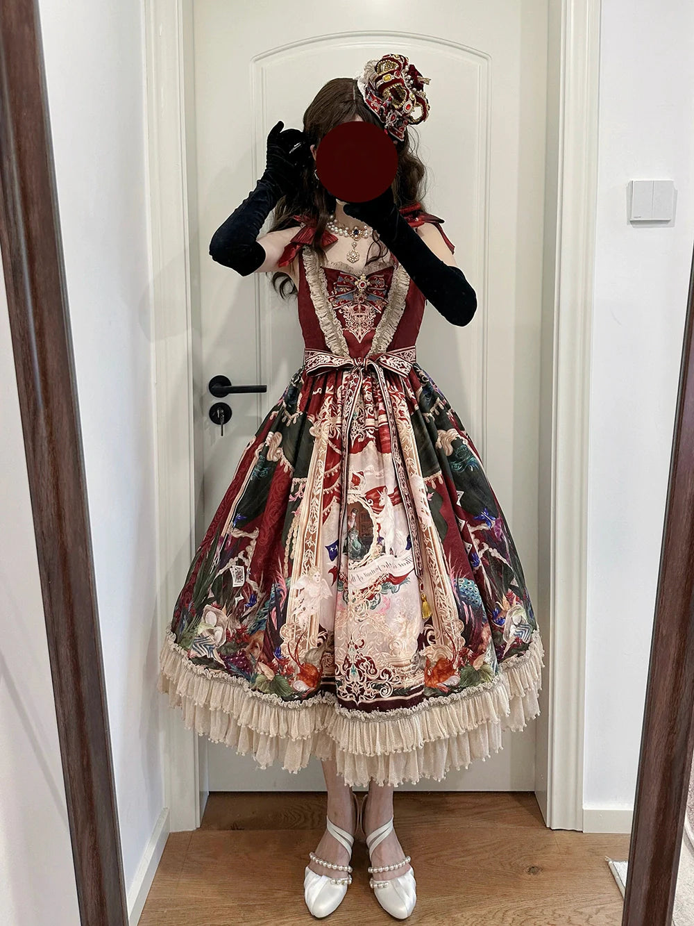 【受注予約4/8まで】Wanhua Mirror 西洋貴族風ジャンパースカート