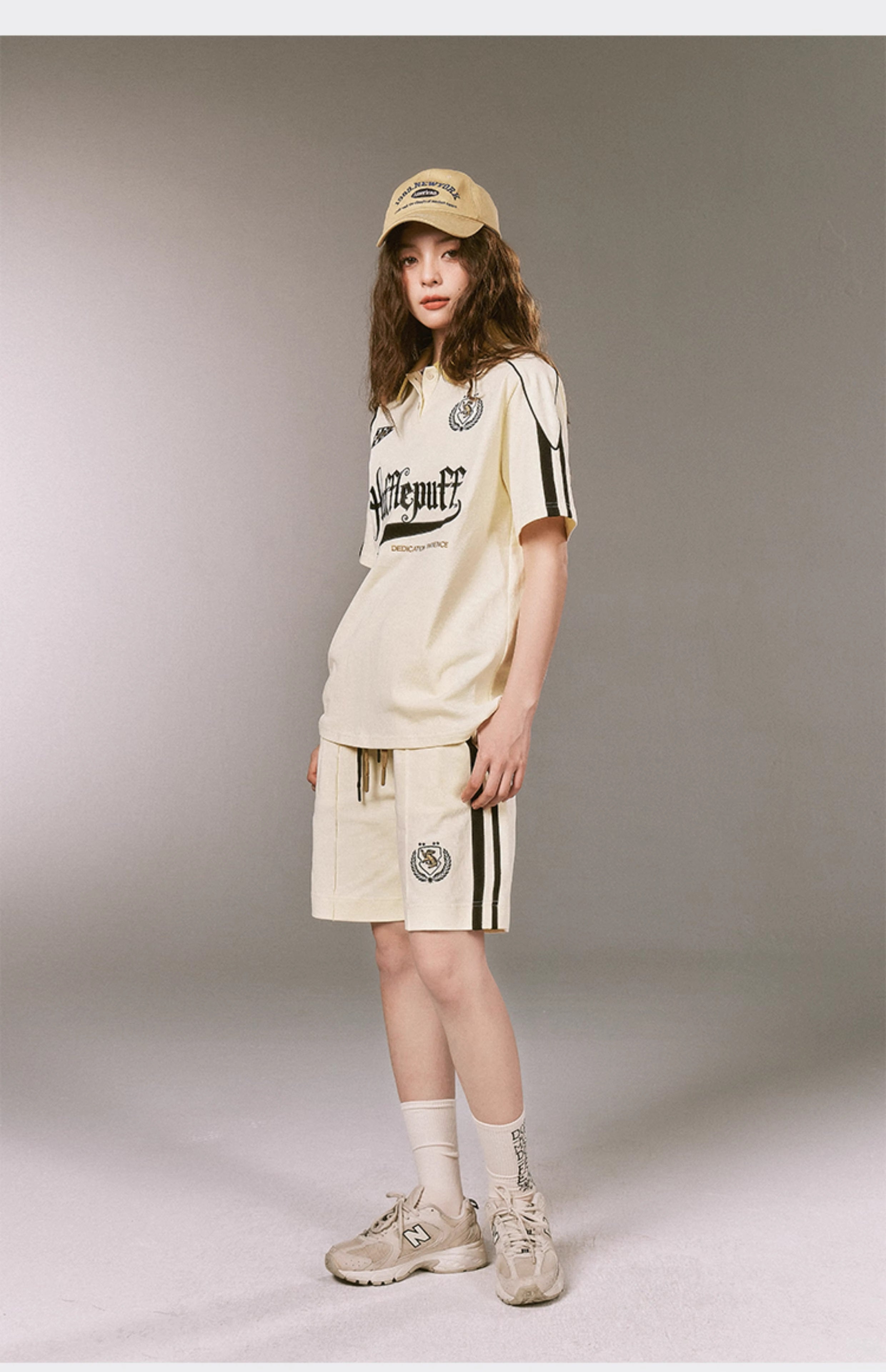 [Pre-oder] Hogwarts School of Witchcraft and Wizardry Loose fit collared top and shorts
