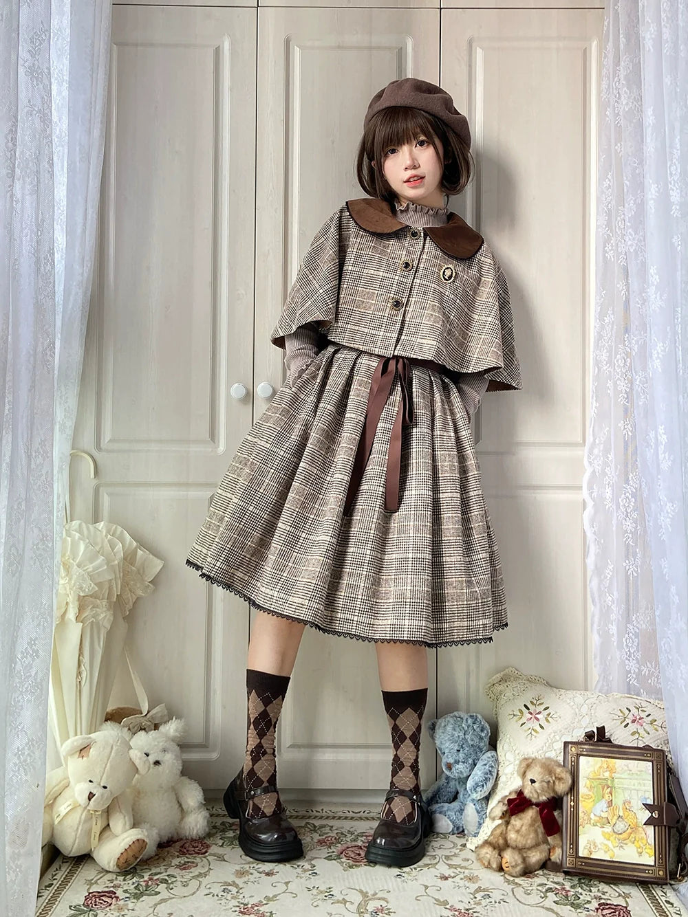 【予約販売】【同時購入のみ】Earl Gray ベレー帽・ブローチ