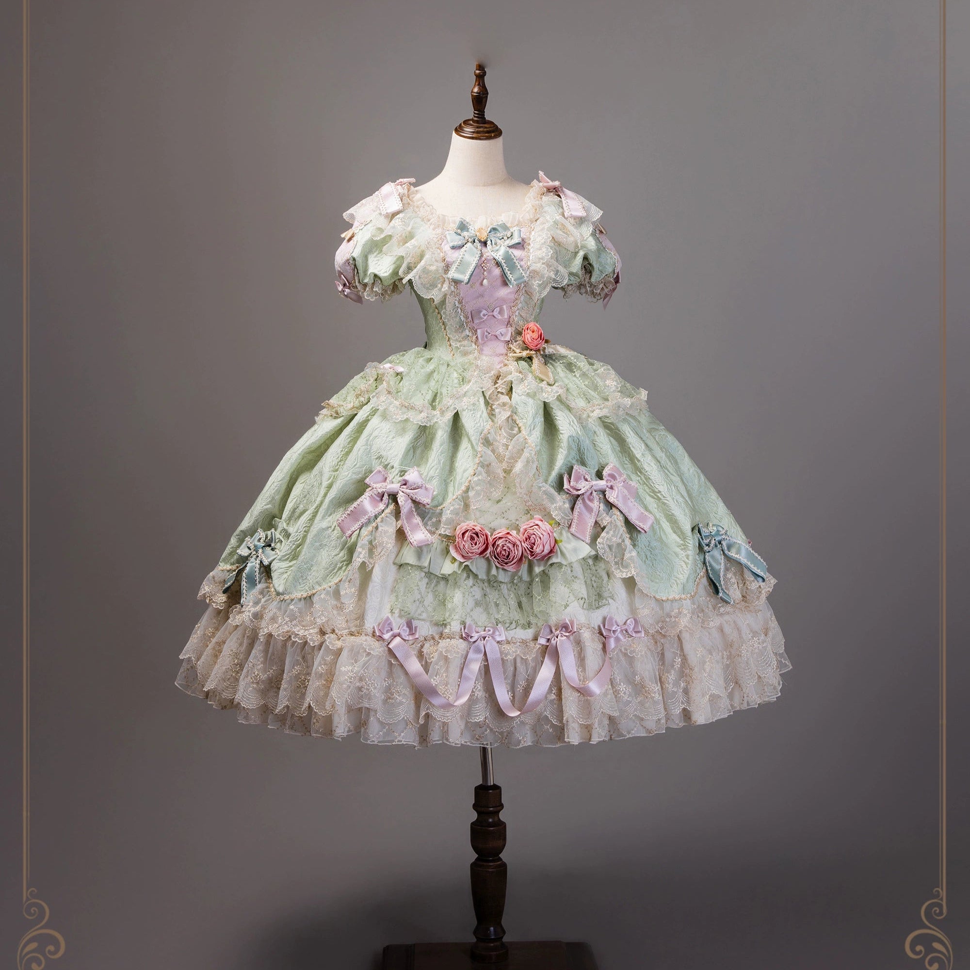 Mirror Snow White プリンセススイートドレス・パステルグリーン