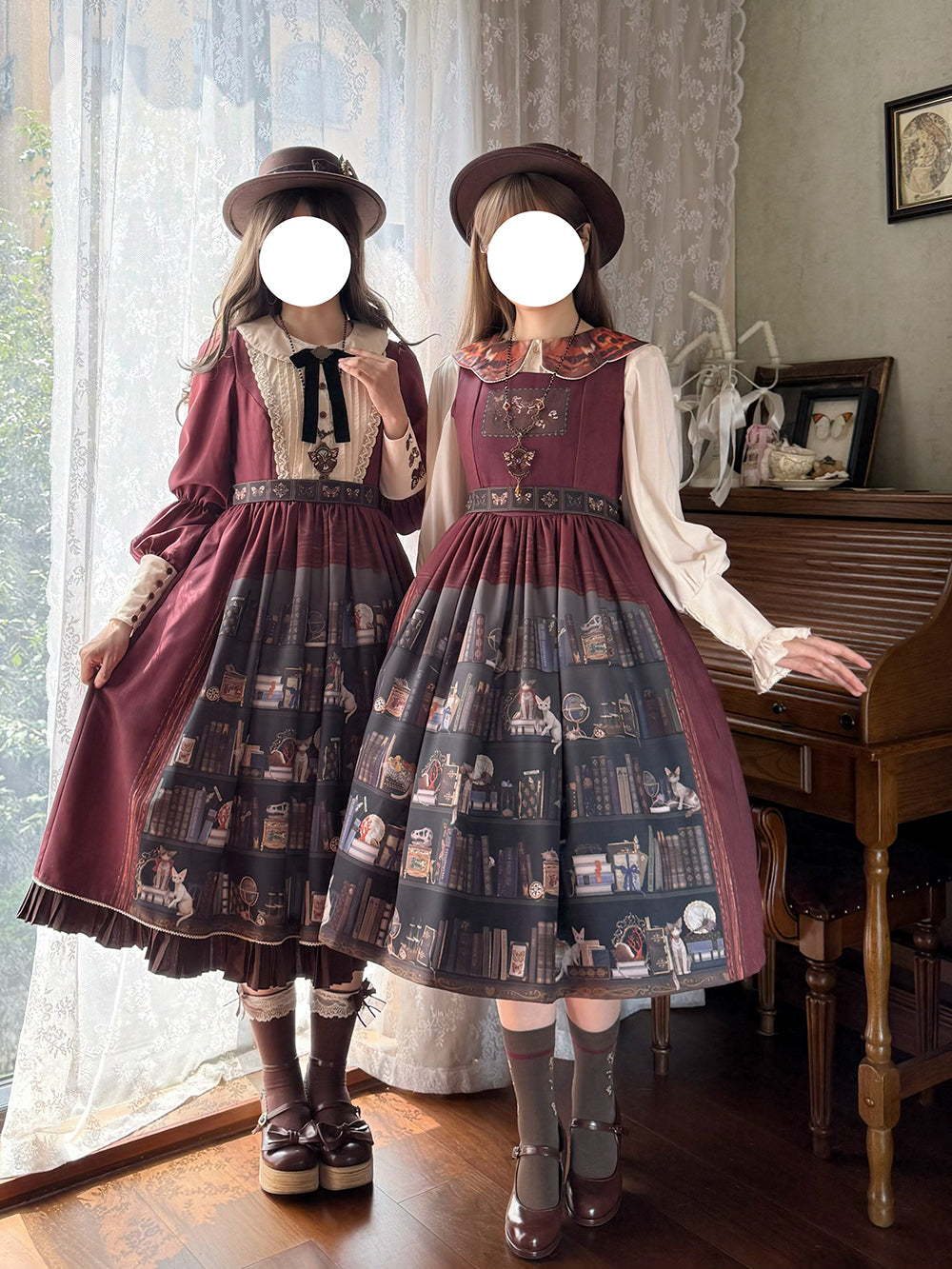 【予約販売】German Bookcase ジャンパースカート