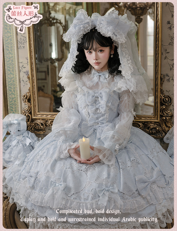 【受注予約12/23まで】Lace Figure シアーブラウス