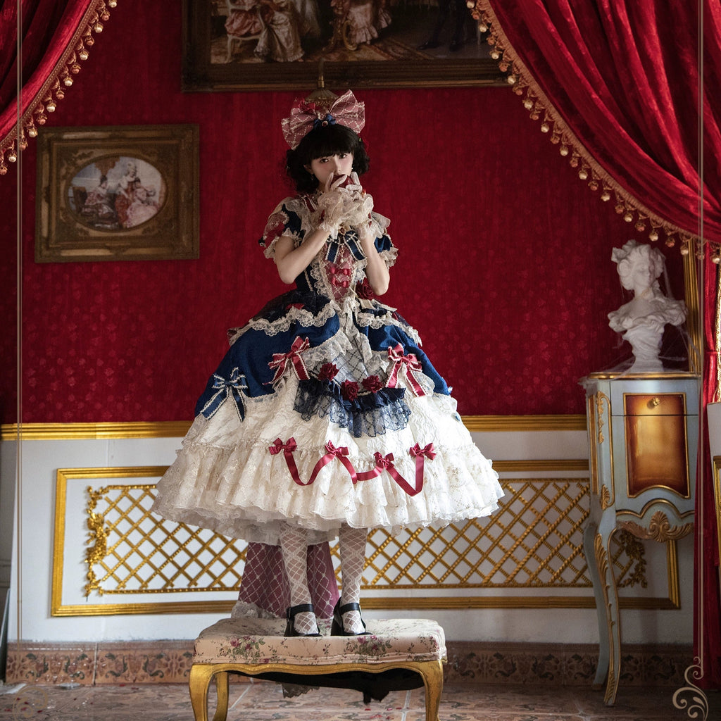 Mirror Snow White プリンセススイートドレス・ネイビー