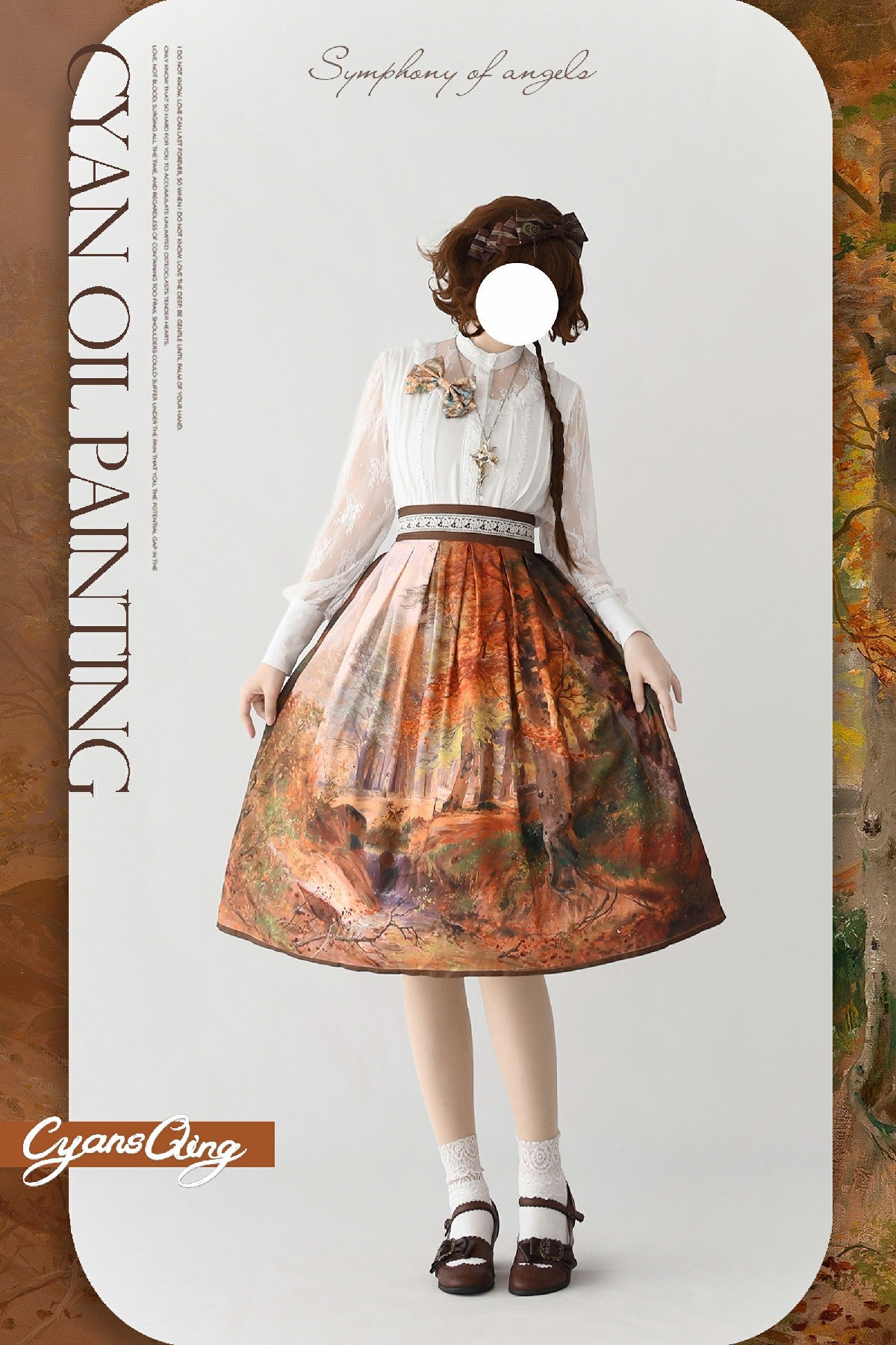 [Simultaneous purchase only] Oil painting collection Oil painting collection ribbon 8 works in total