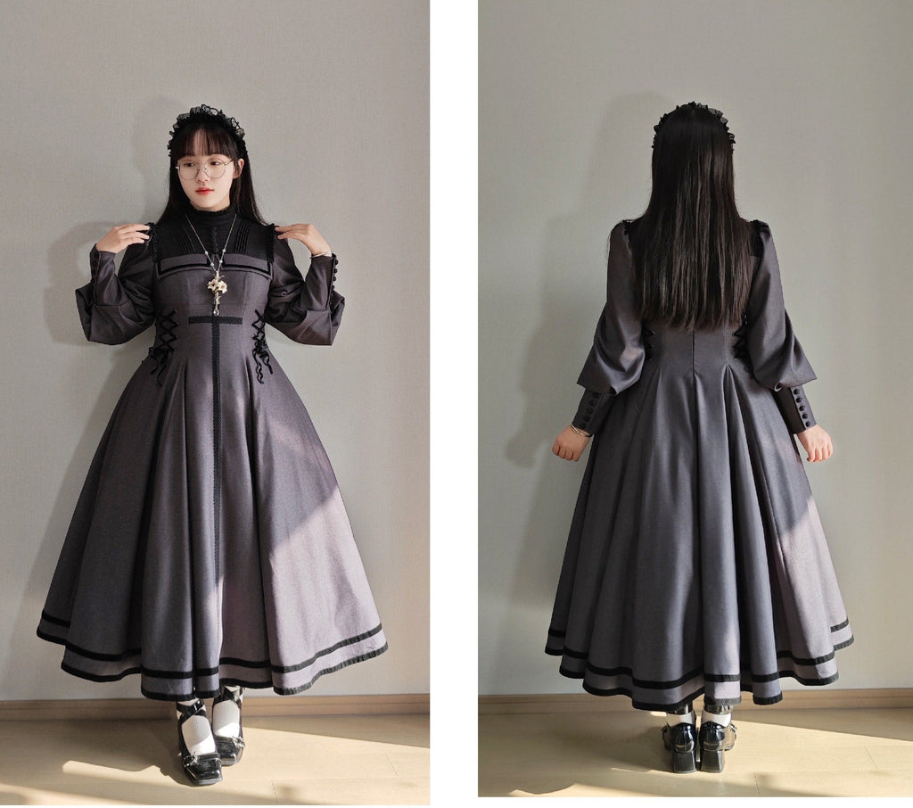 【受注予約10/21まで】Raven Messenger ゴシックロングワンピース