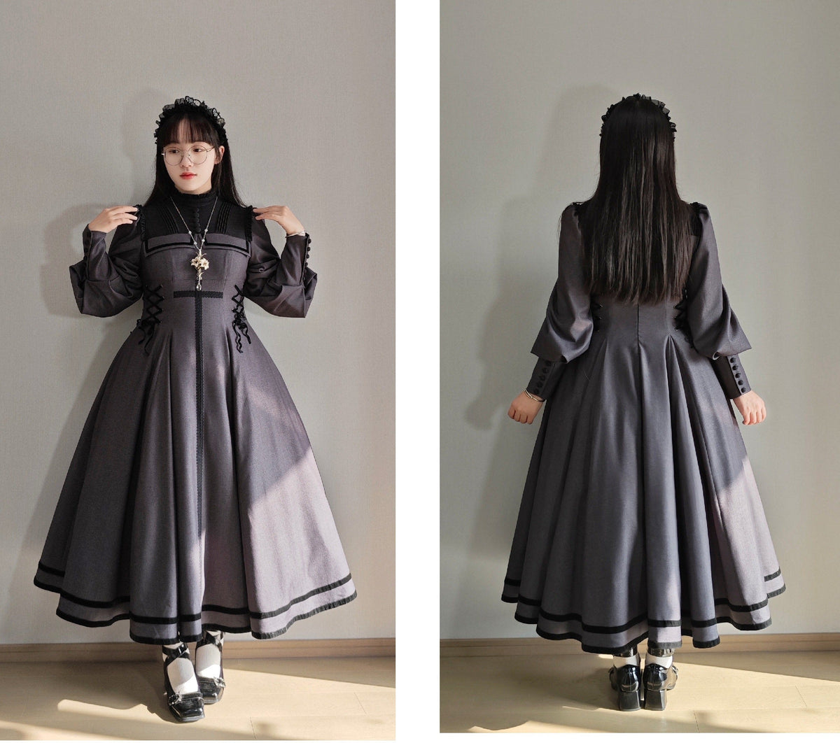 【受注予約10/21まで】Raven Messenger ゴシックロングワンピース