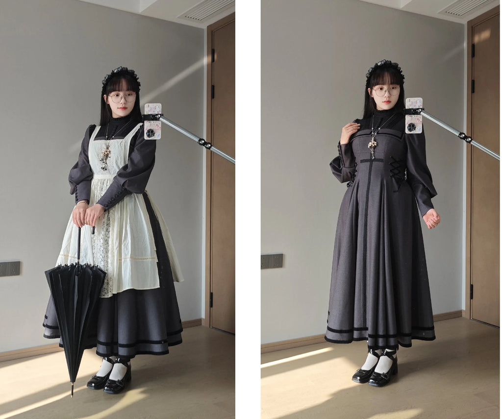 【受注予約10/21まで】Raven Messenger ゴシックロングワンピース