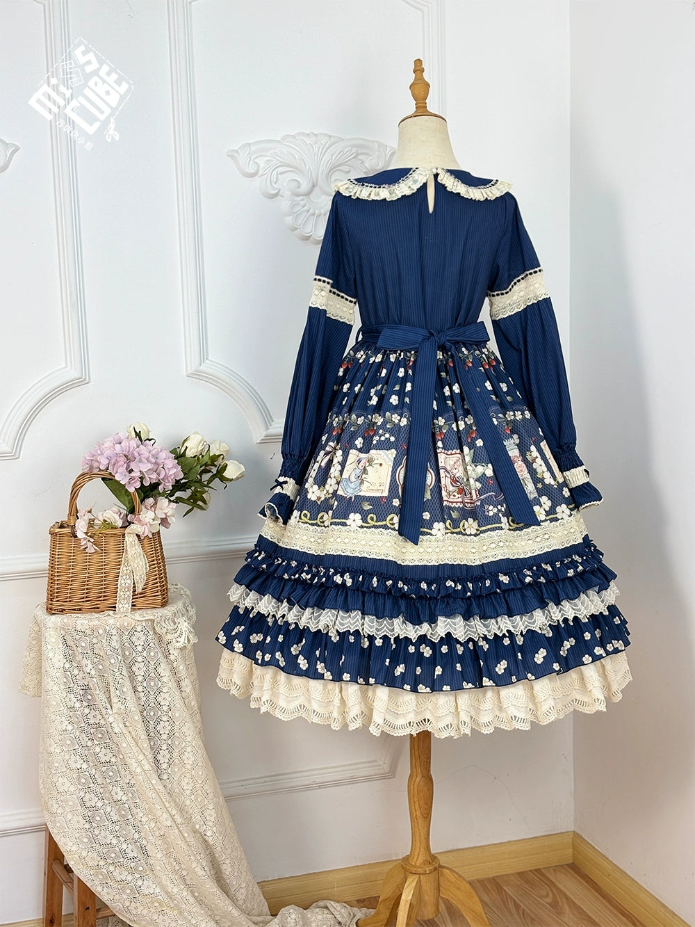 【予約販売】Sweetie Sheep フリルワンピース・プリントタイプ