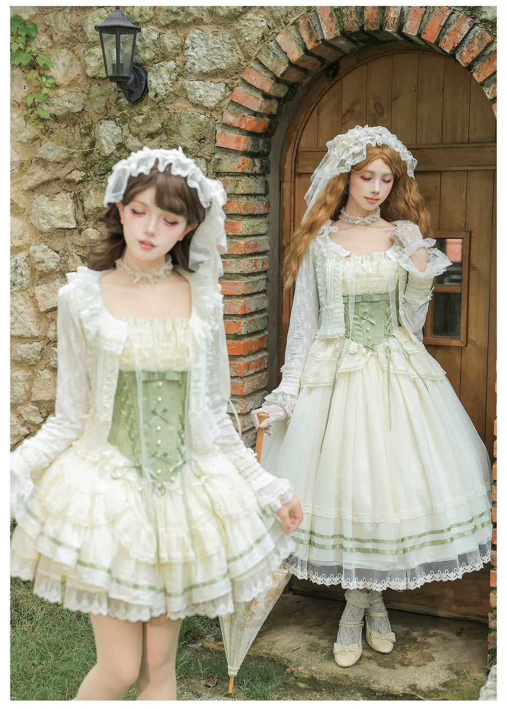 永遠の誓い ボーンコルセット風ジャンパースカート・ショート丈